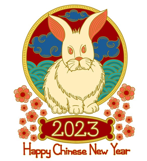 Chinesisches Neujahr 2023 Wasser-Hase 